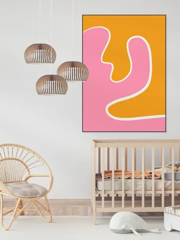 Groovy Swirl Pink Orange