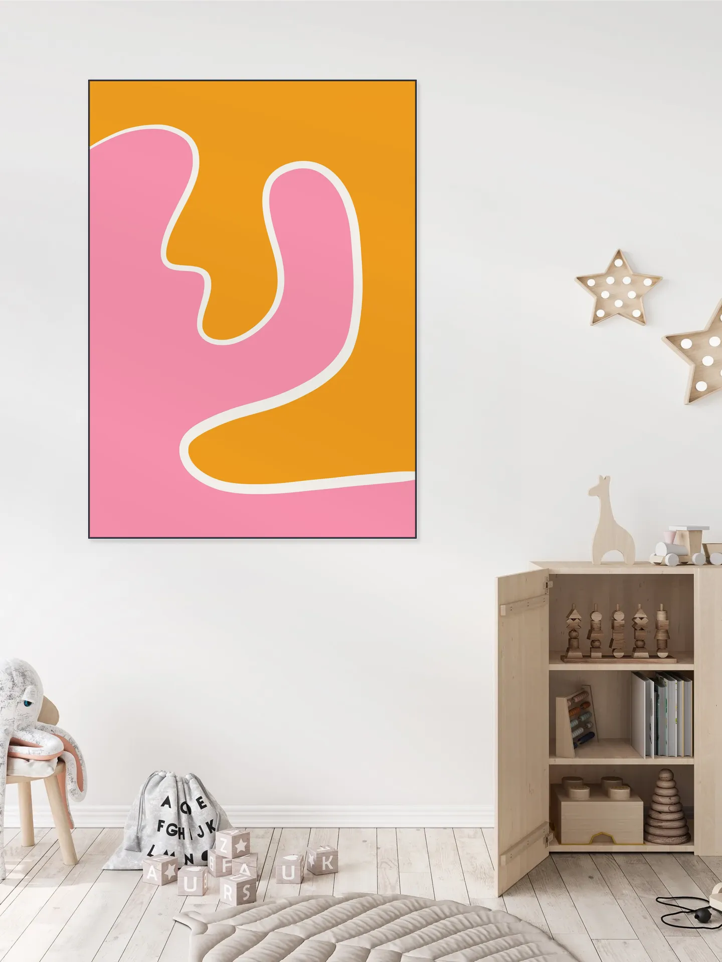 Groovy Swirl Pink Orange