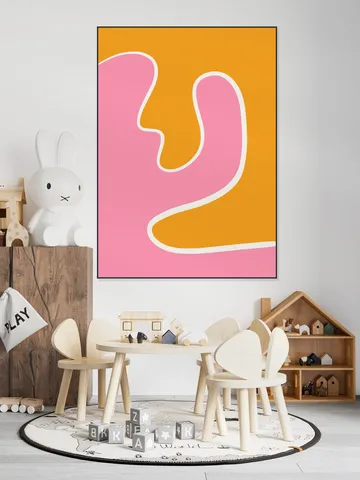 Groovy Swirl Pink Orange