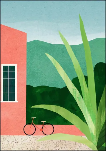 Bicycle Pink House