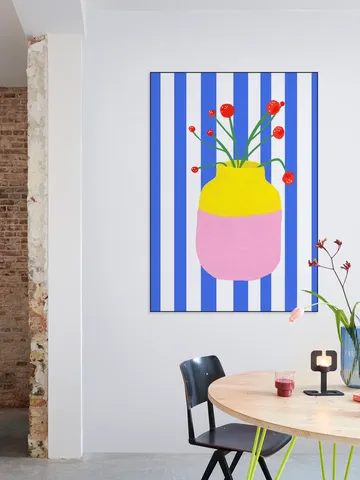 Mio Vaso blue Stripes