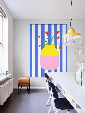 Mio Vaso blue Stripes