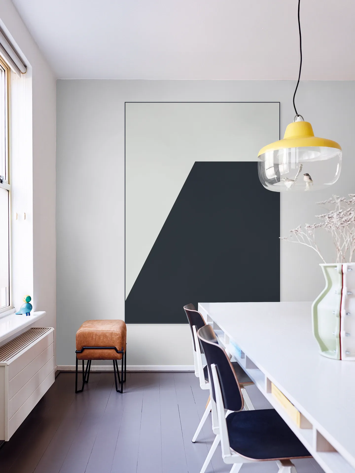 Color blocking - Grey Black