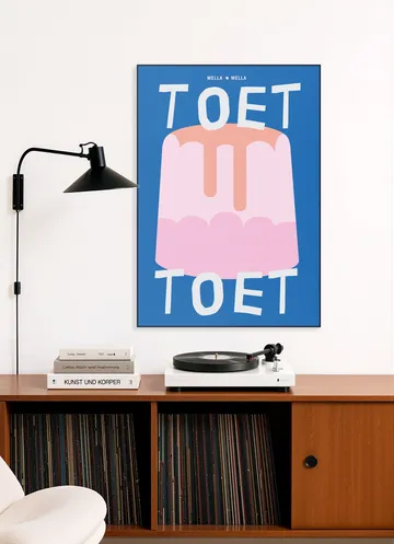 Toet blauw