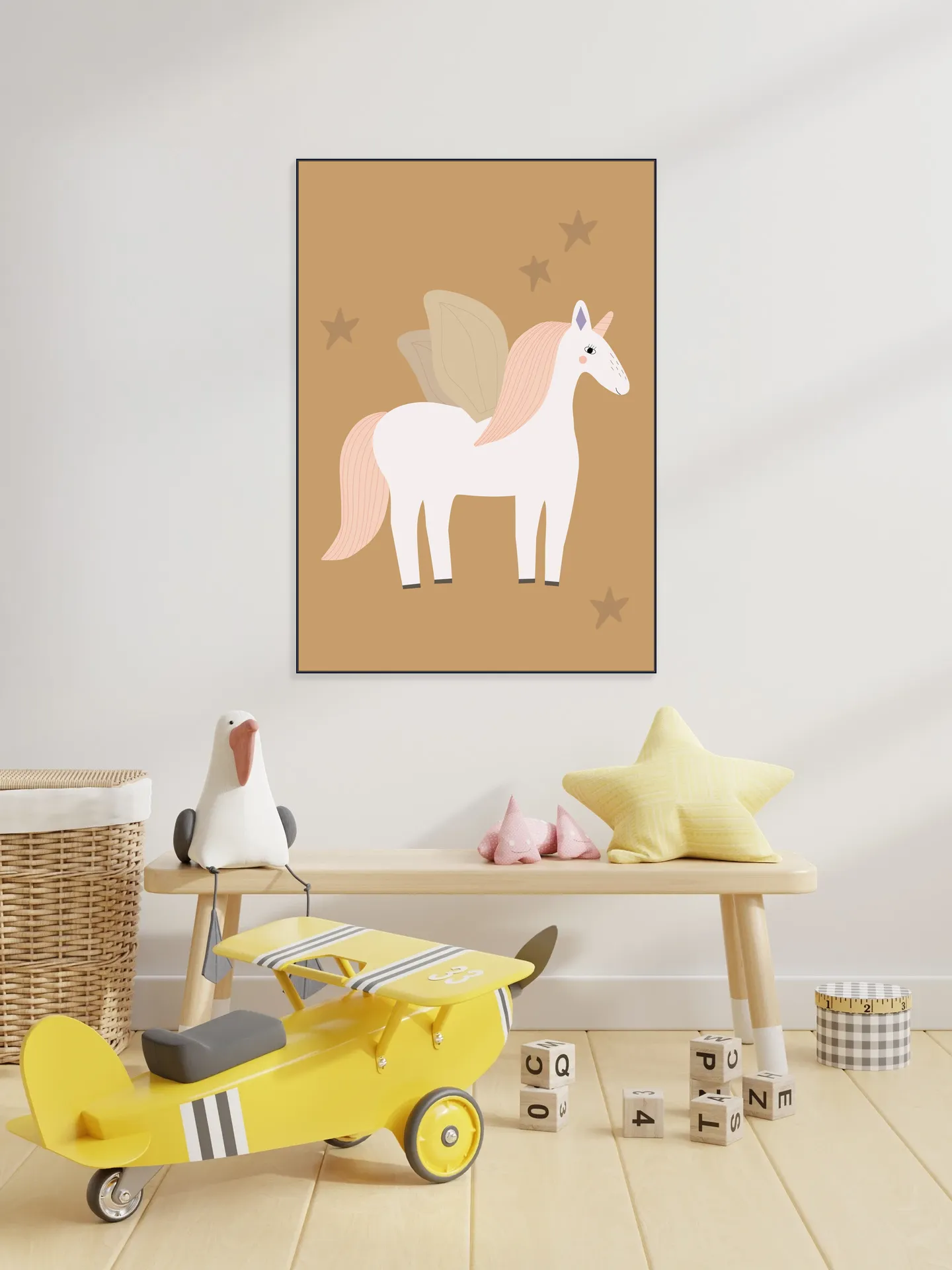 Winged Unicorn Ochre