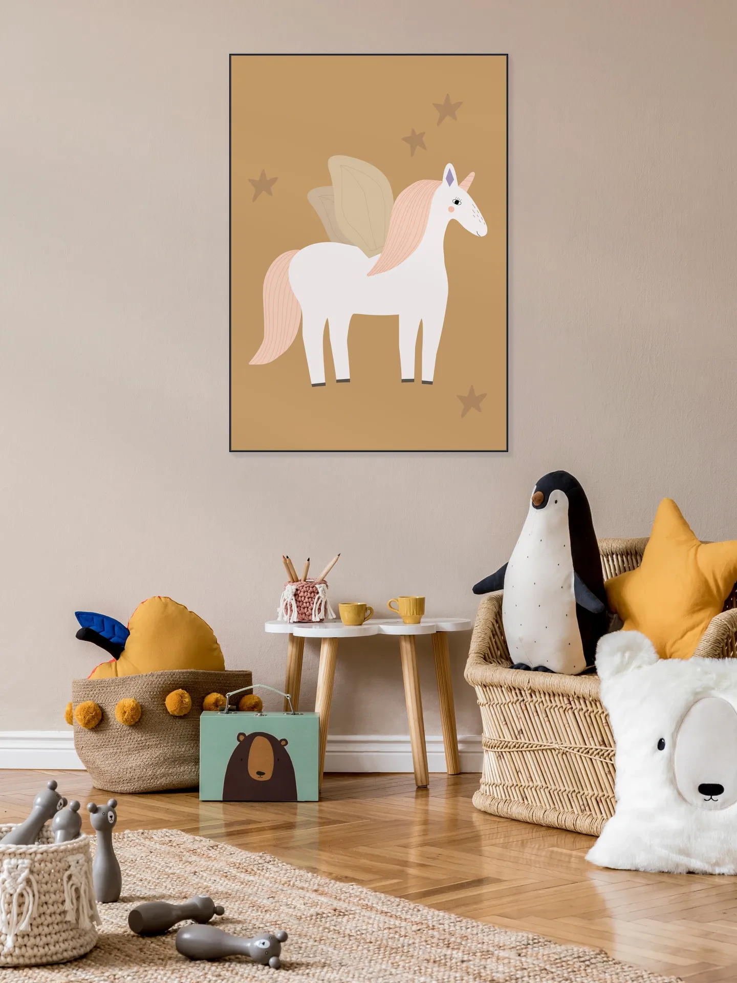 Winged Unicorn Ochre