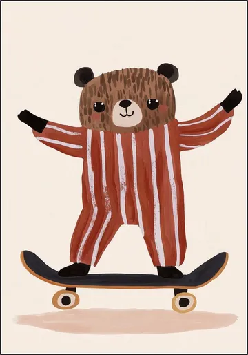 Skating Teddy
