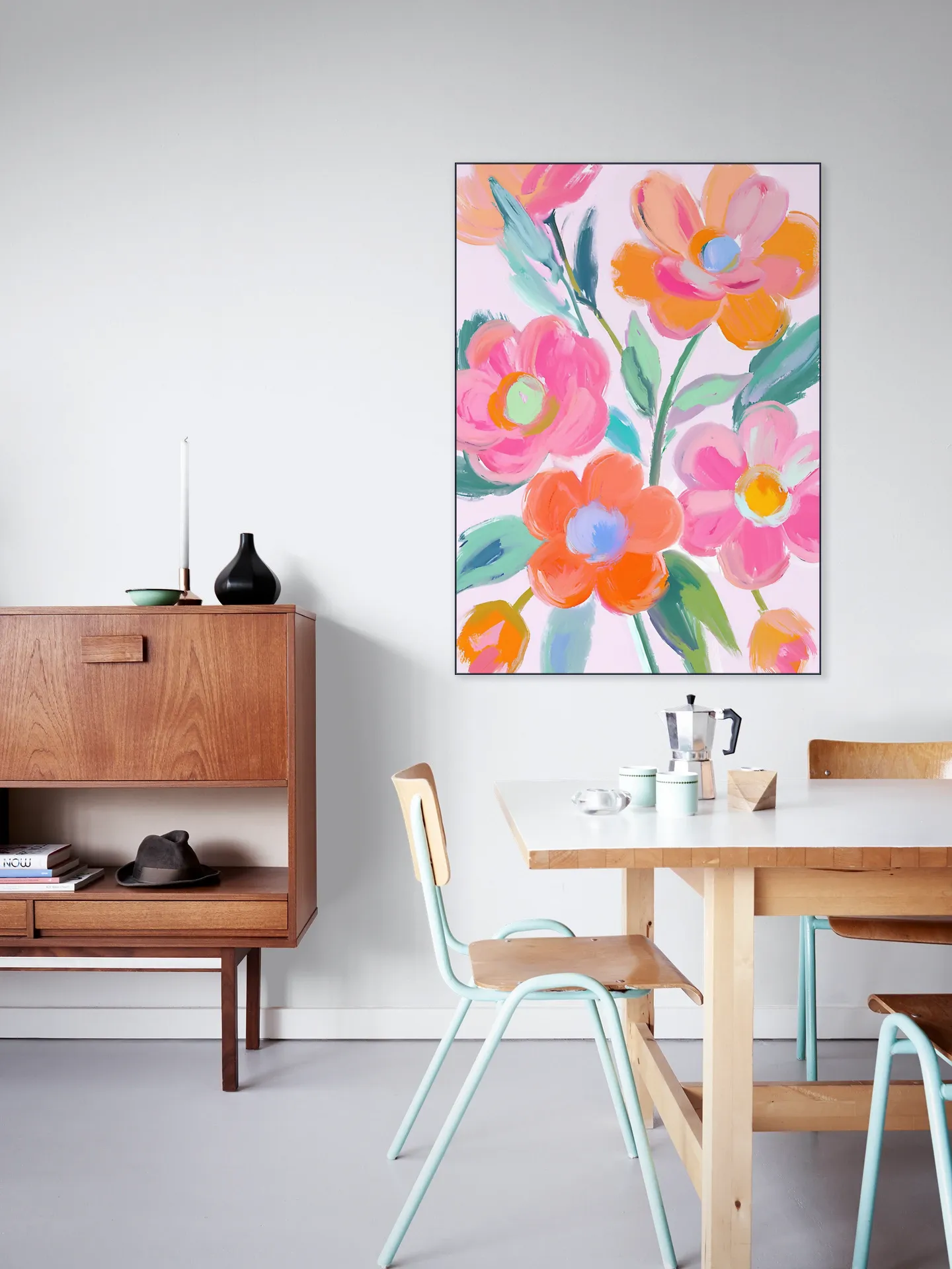 Vibrant Abstract Flowers