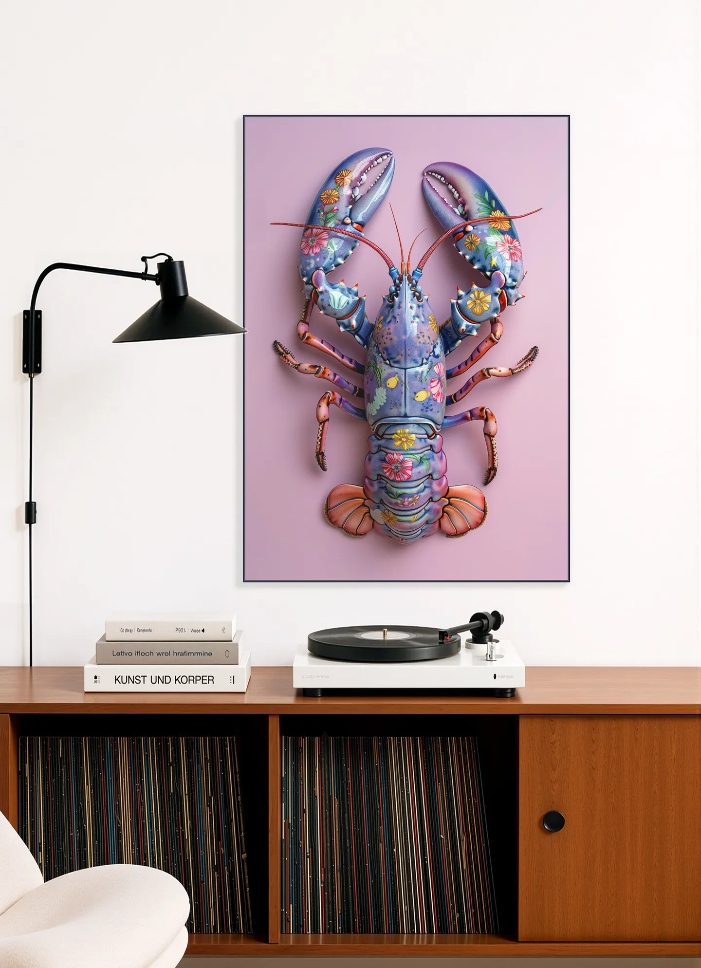 Purple Flower Lobster