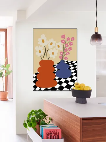 Two Blooming Pottery