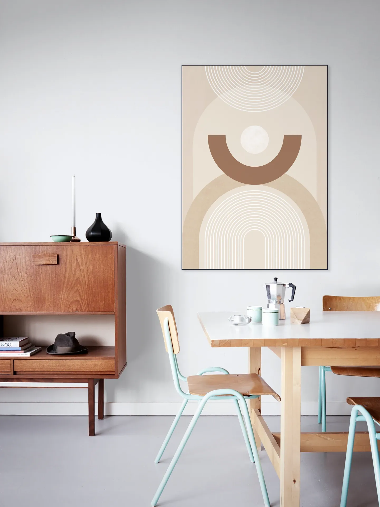 Beige Mid Century Poster No.1