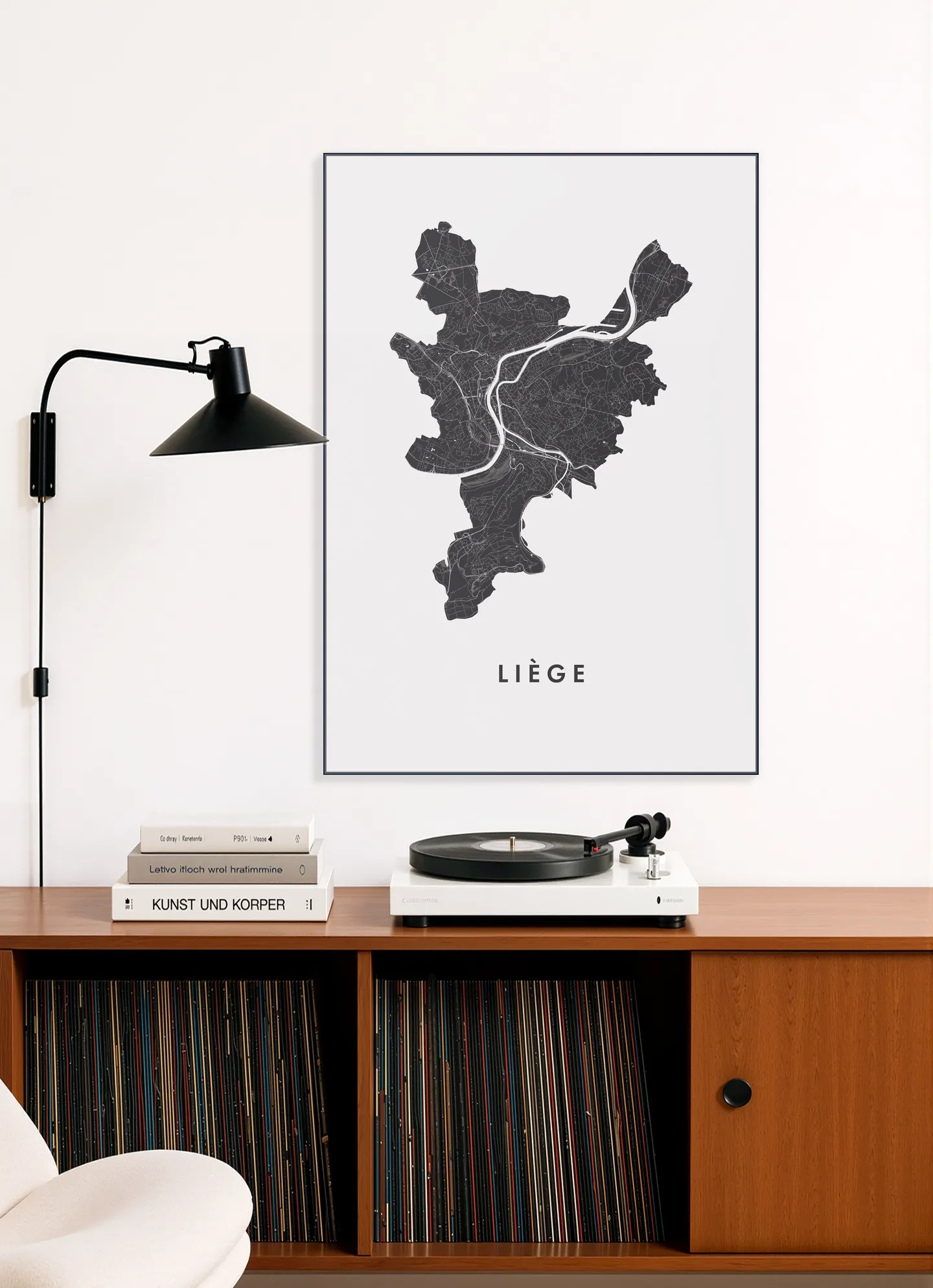Liège City Map