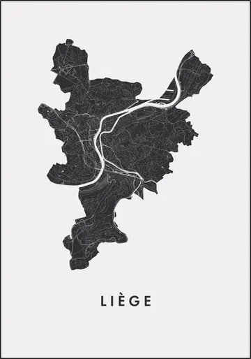 Liège City Map