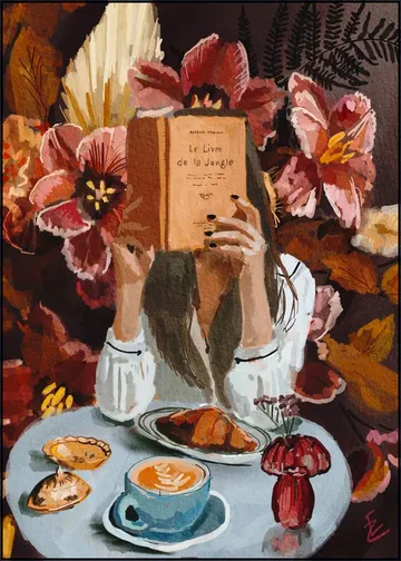 Girl with the jungle book