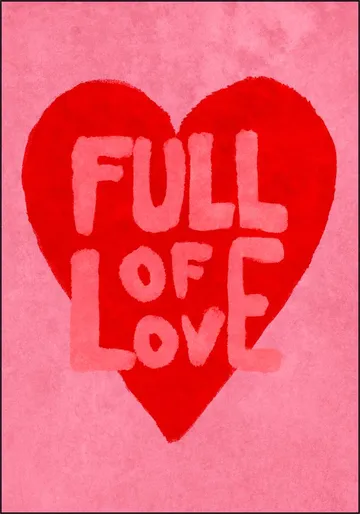 Full Of Love Handlettering