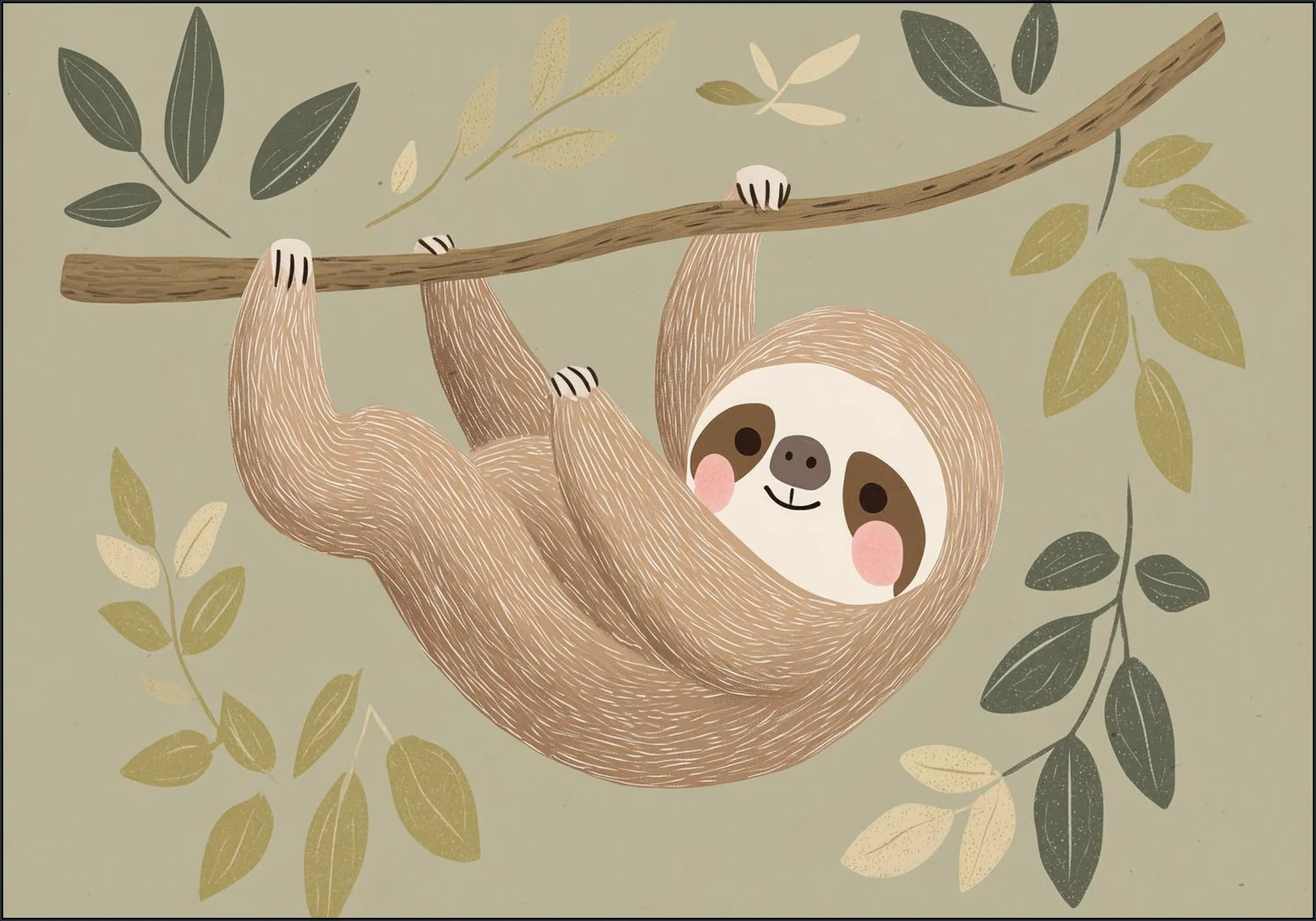 Cute sloth