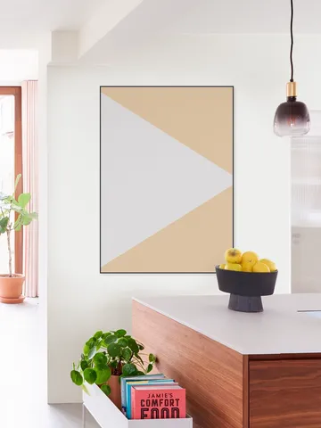 Color blocking - Grey Beige