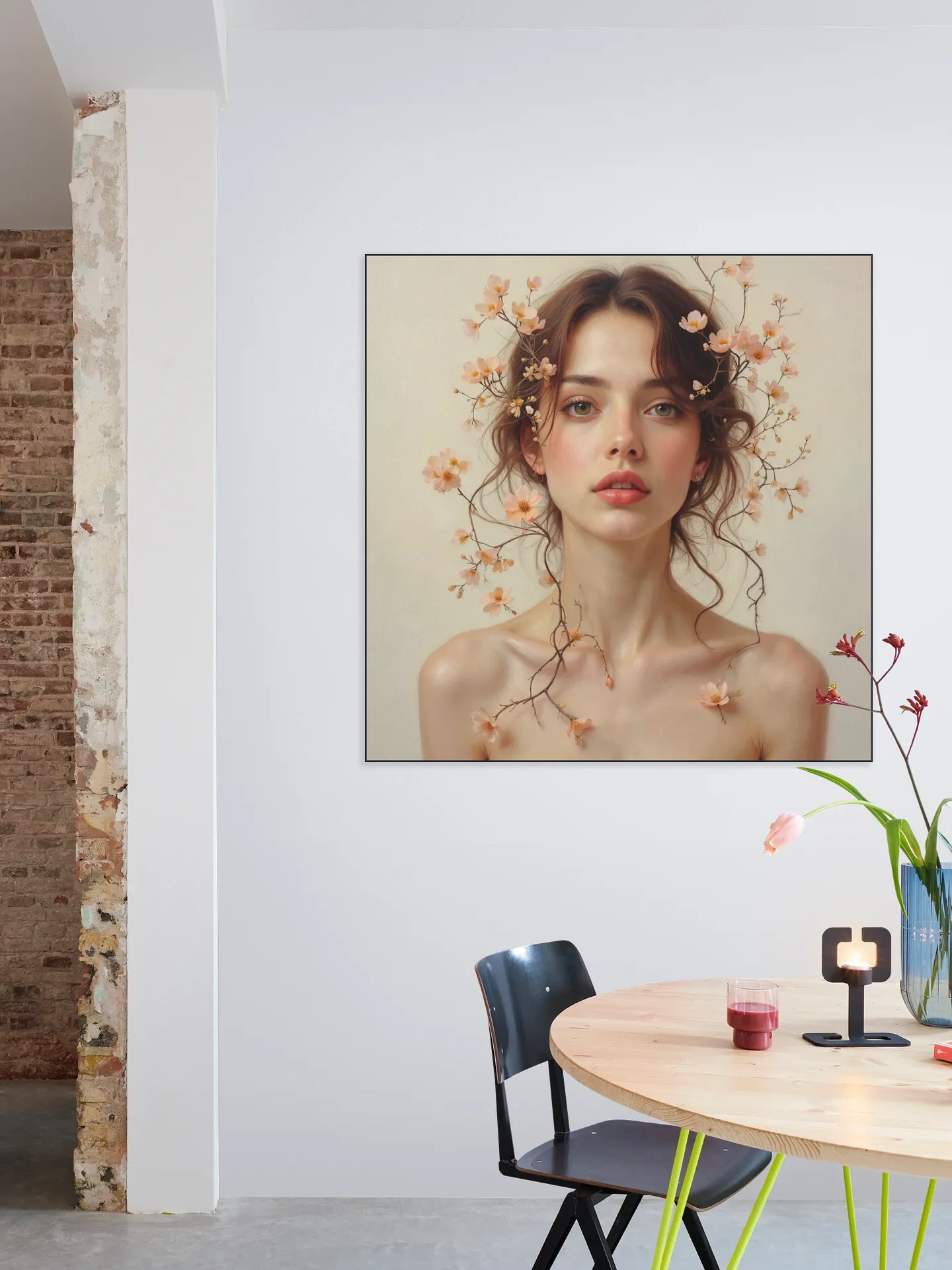 Blooming Under Her Gaze