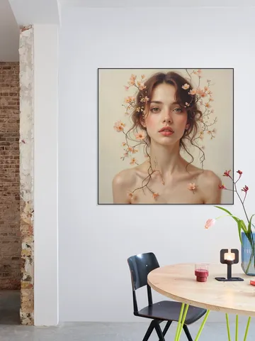 Blooming Under Her Gaze