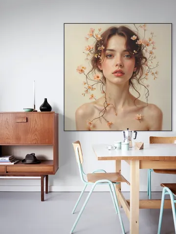 Blooming Under Her Gaze