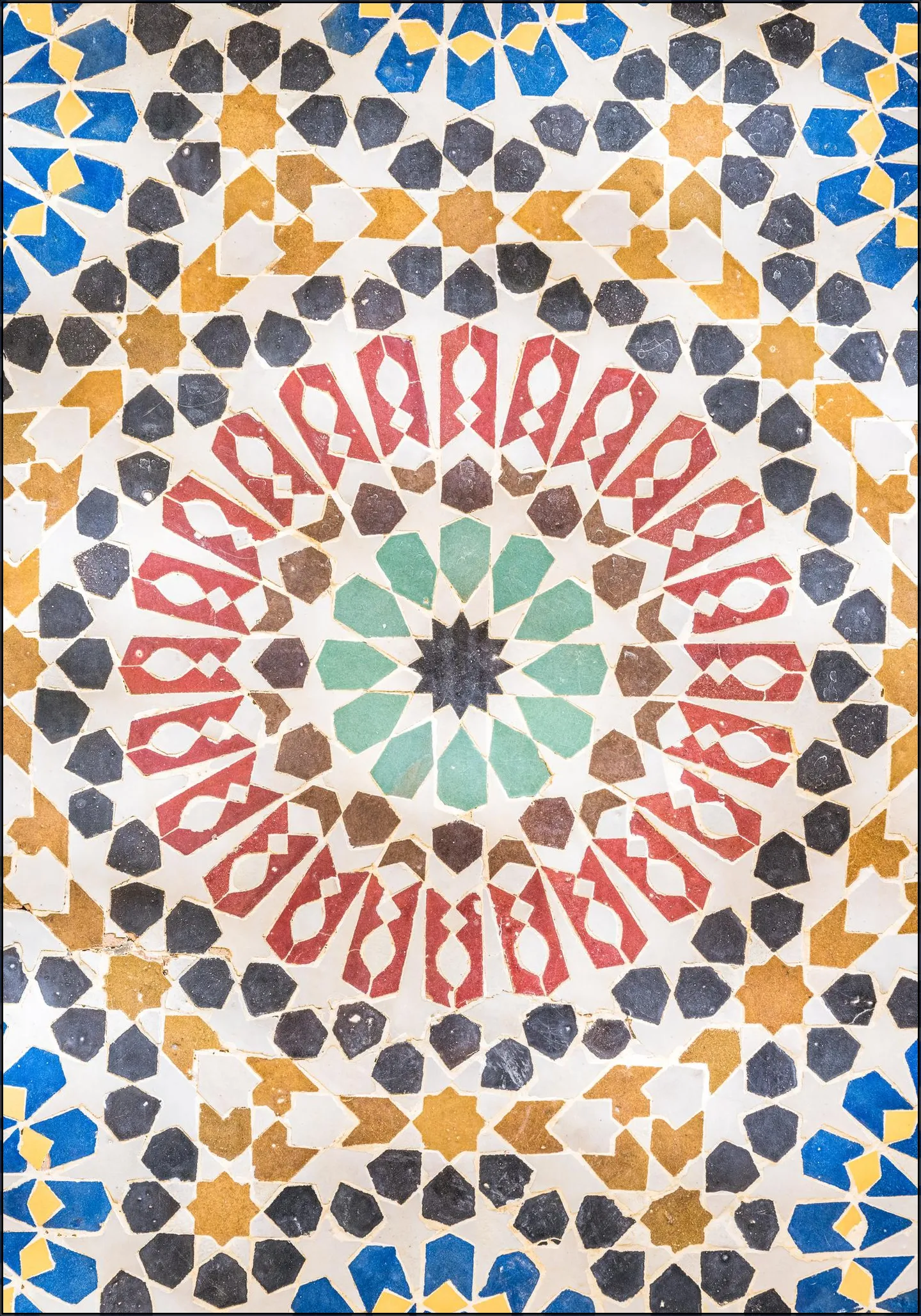 Colourful Tiles In Morocco