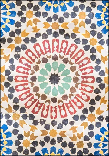 Colourful Tiles In Morocco