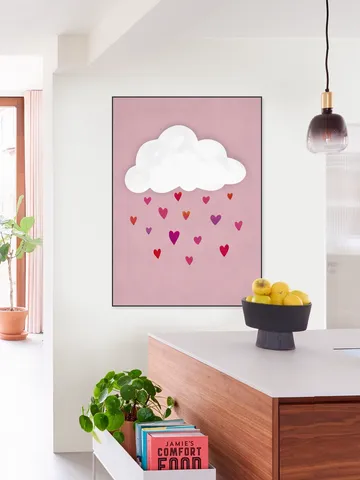 Raining Colorful Hearts