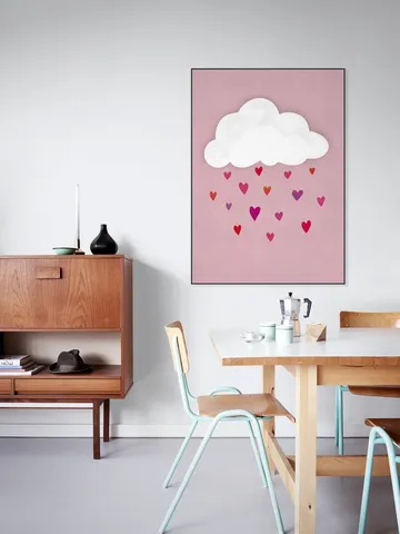Raining Colorful Hearts