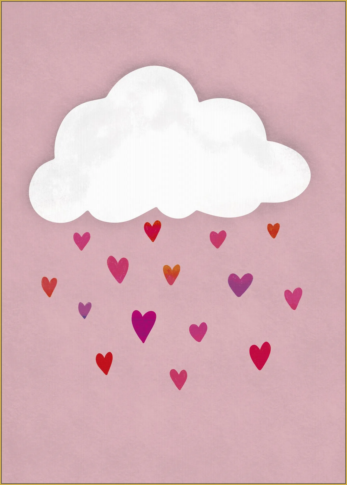 Raining Colorful Hearts