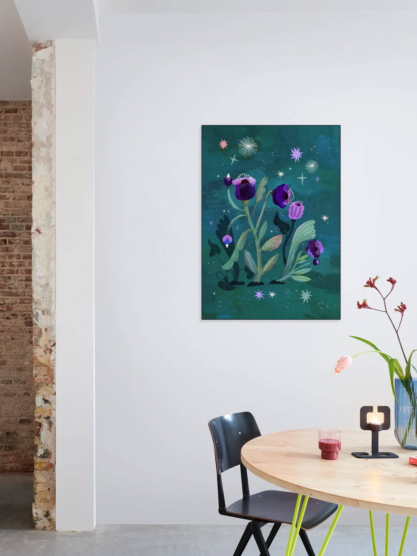 Teal Violet Flower Mystery