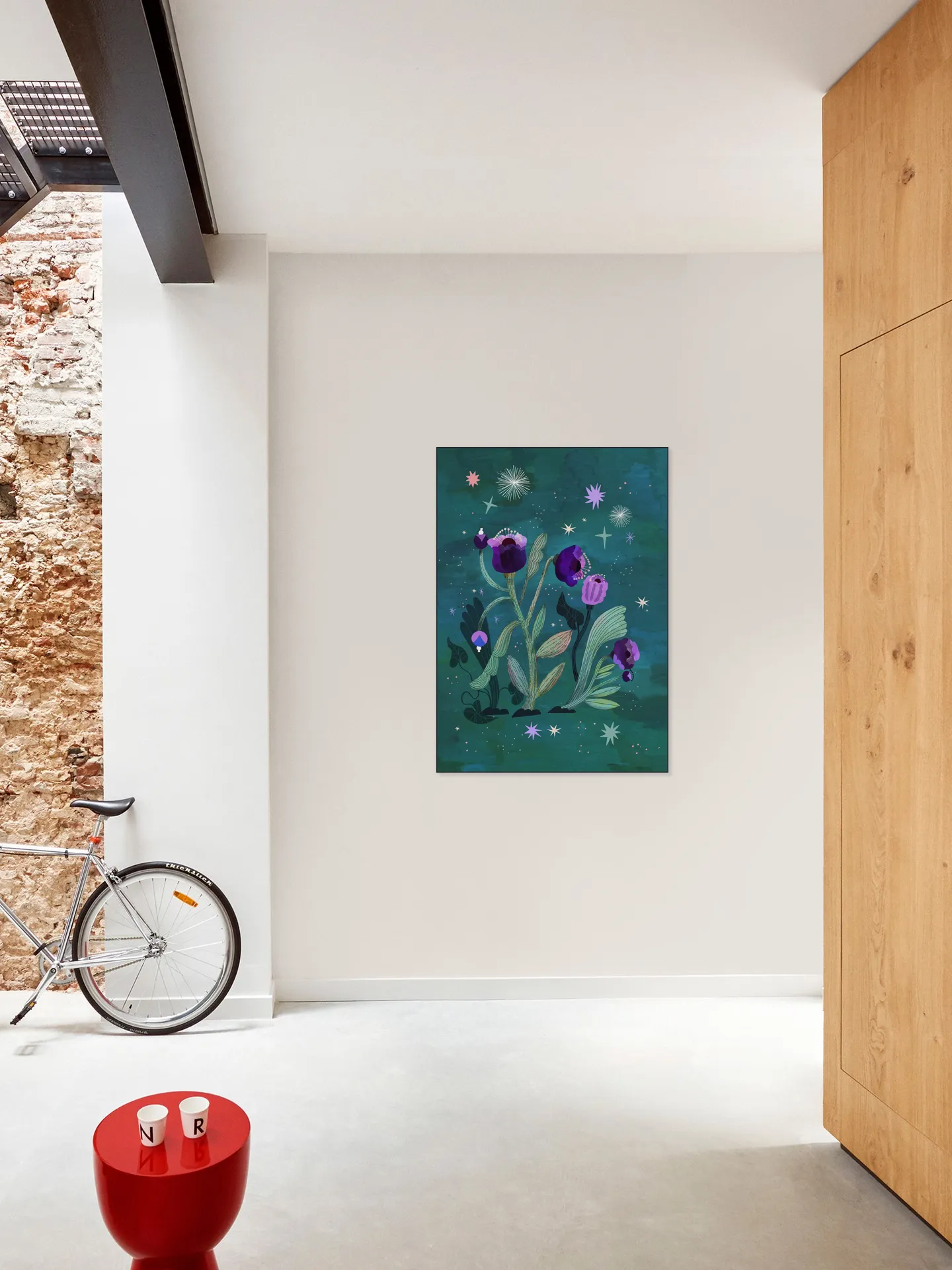 Teal Violet Flower Mystery
