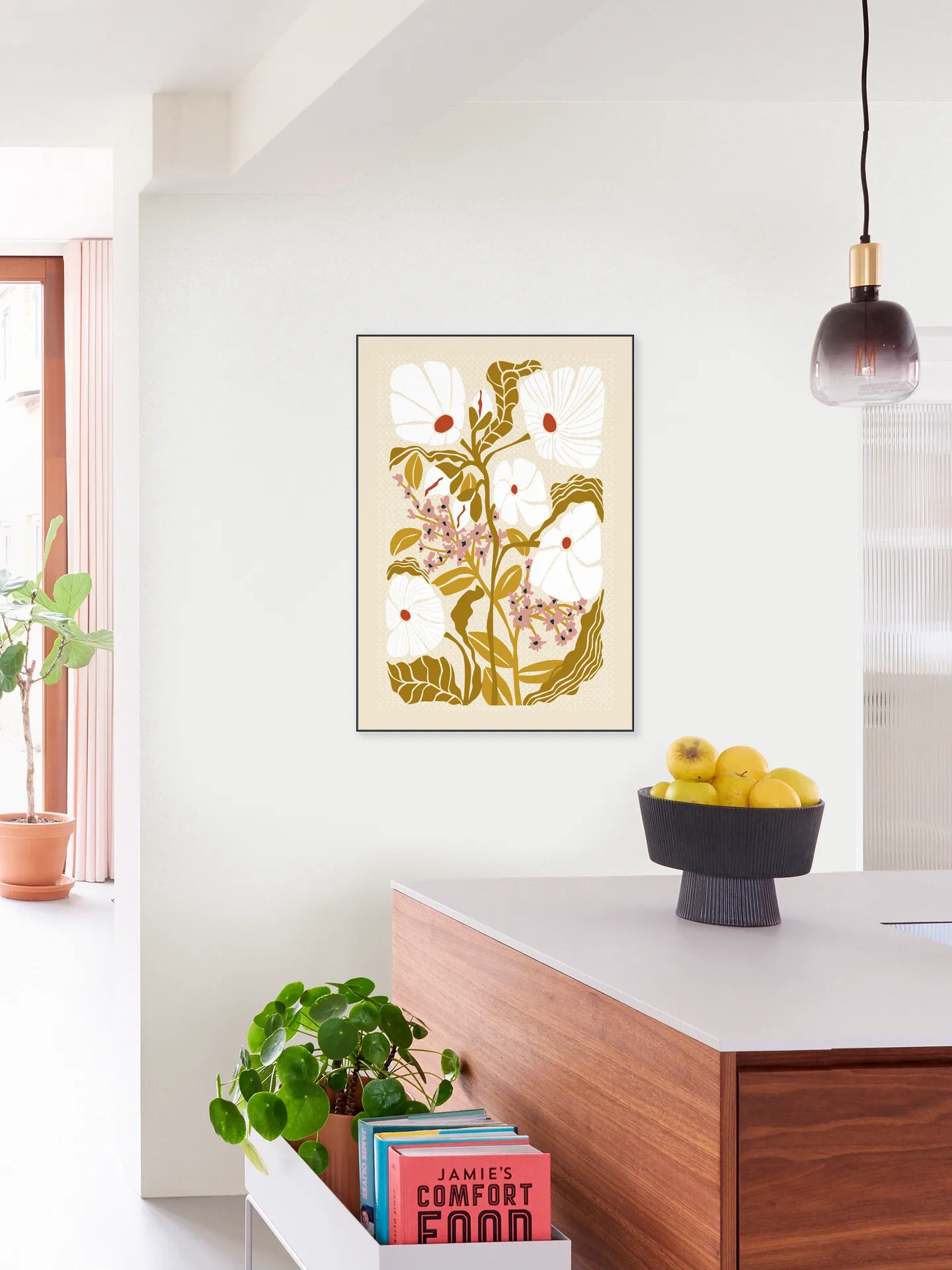 Klimt Flowers Earthy Colors
