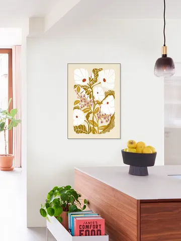 Klimt Flowers Earthy Colors