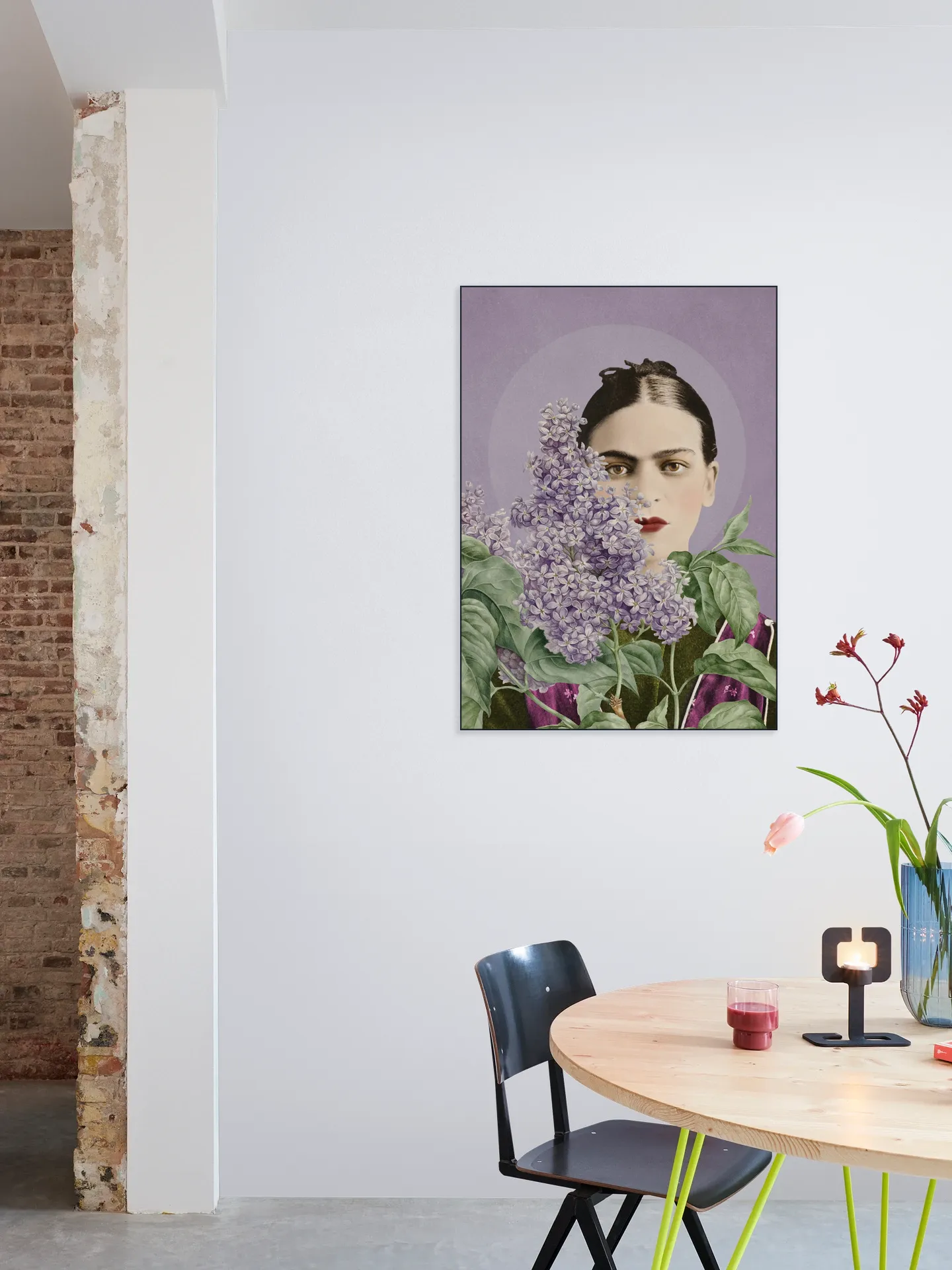 Frida in Bloom - Shadows and Lilacs