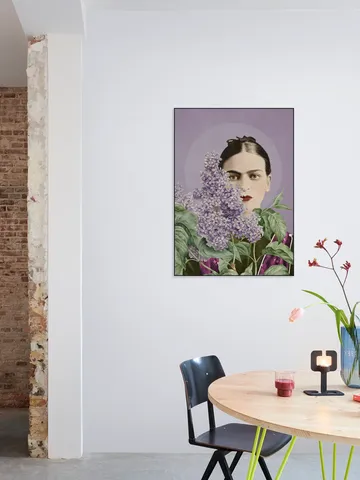 Frida in Bloom - Shadows and Lilacs