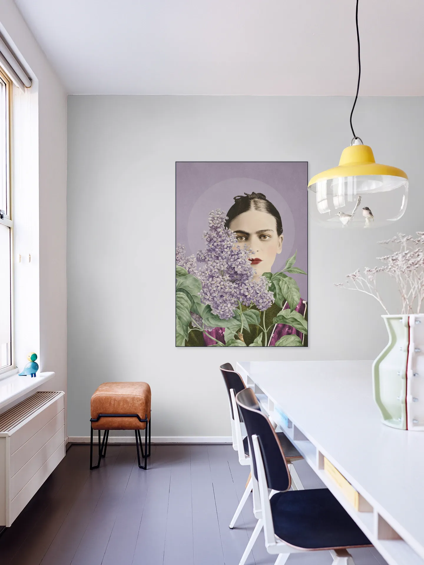 Frida in Bloom - Shadows and Lilacs