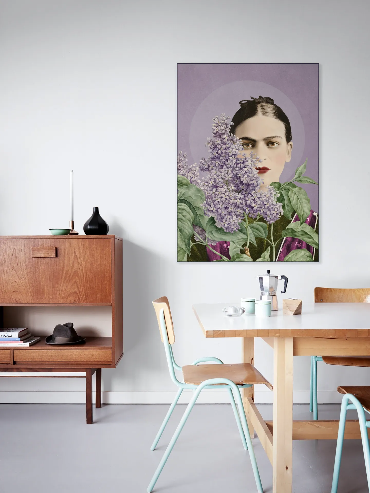 Frida in Bloom - Shadows and Lilacs