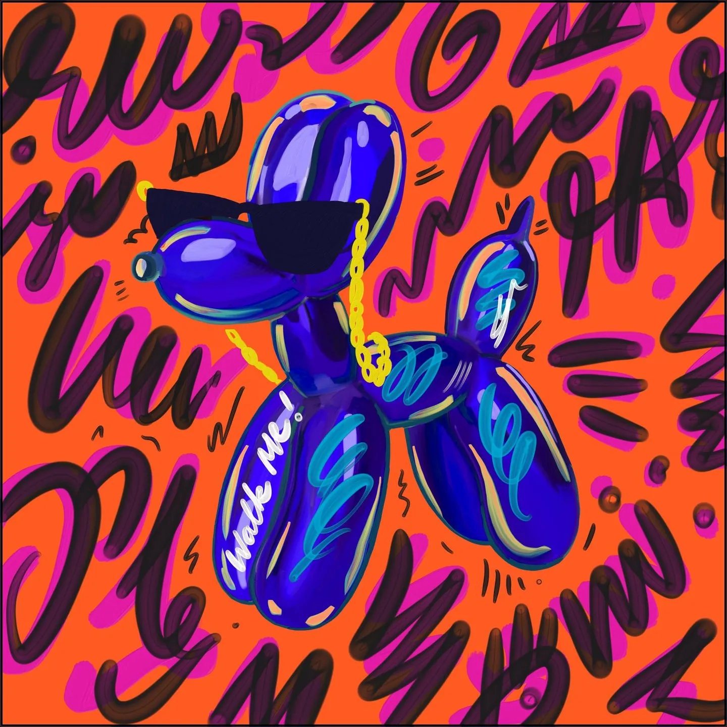 Balloon Dog - Orange