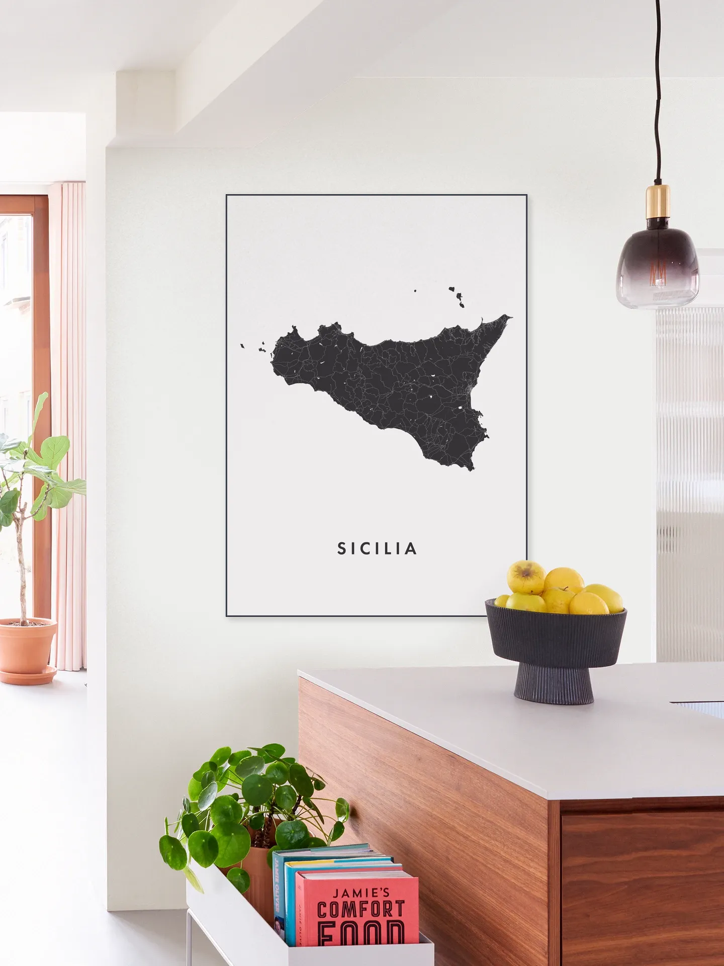Sicilia Island Map