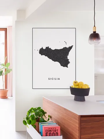 Sicilia Island Map