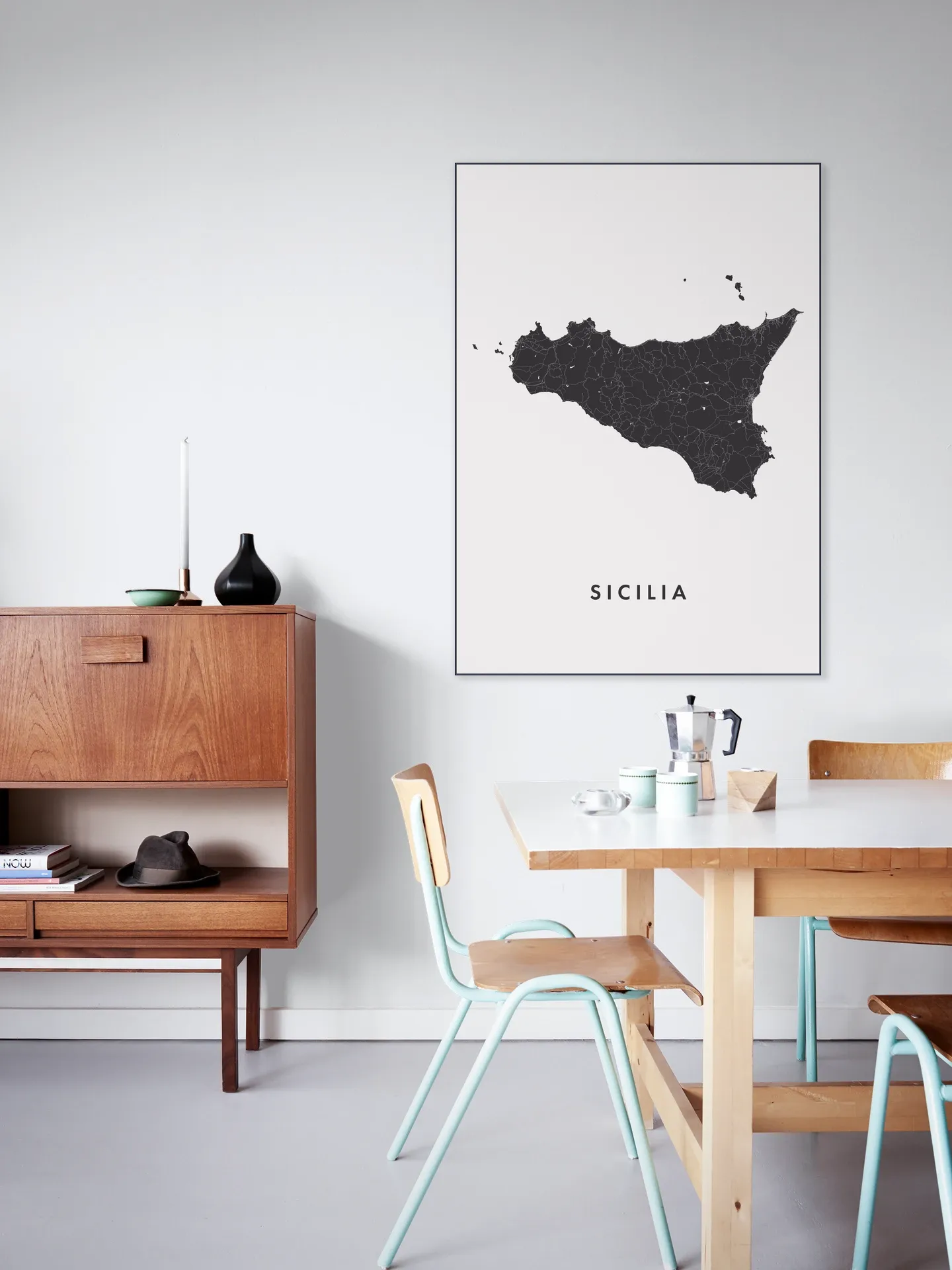 Sicilia Island Map