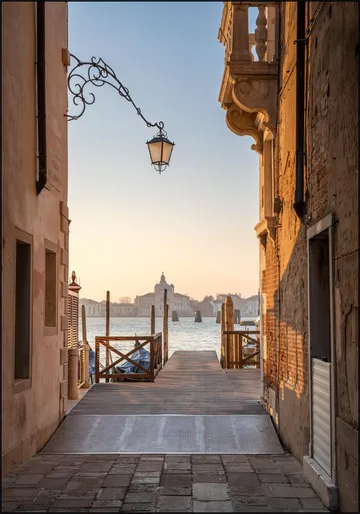 Small alley in Venice, Italy