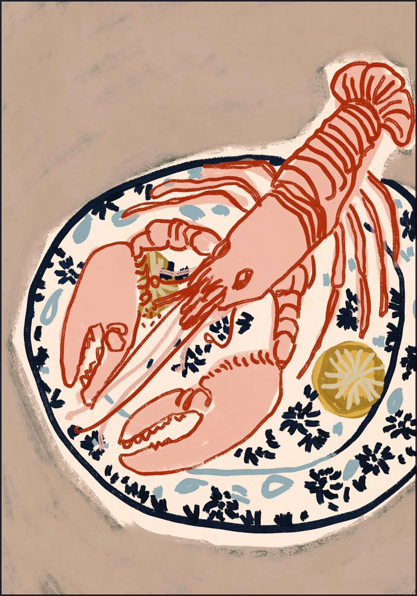 Pink Lobster Dinner