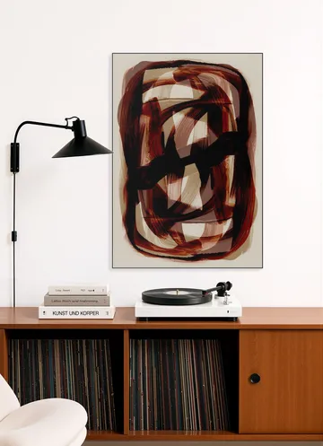 Copper Brush Strokes