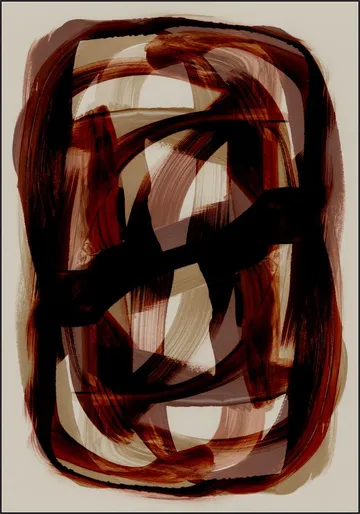 Copper Brush Strokes