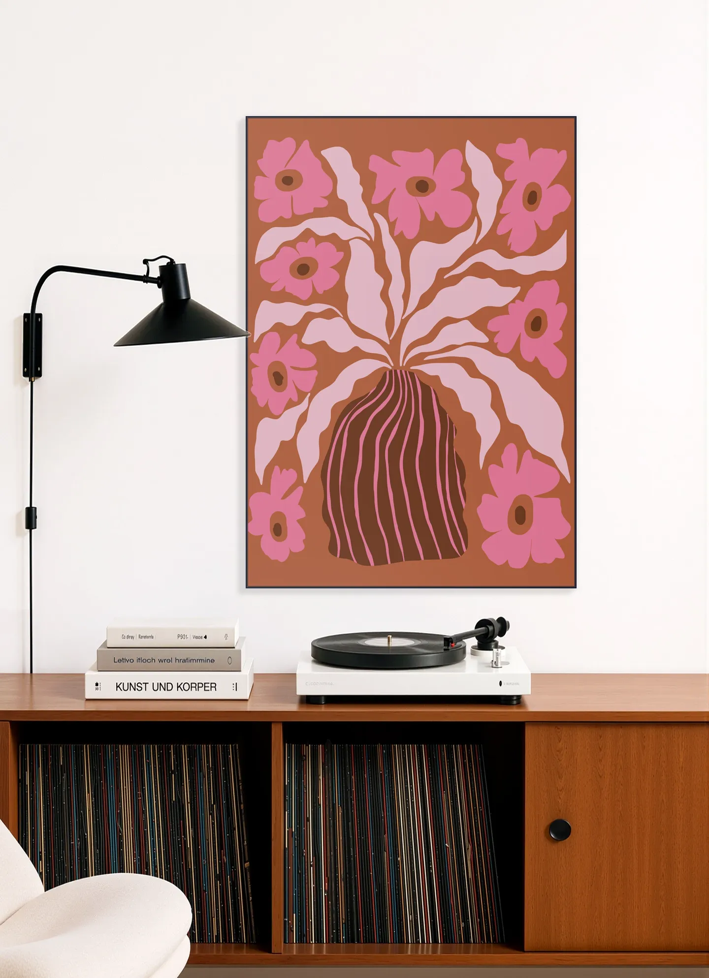 Mid-century Blooming Pot