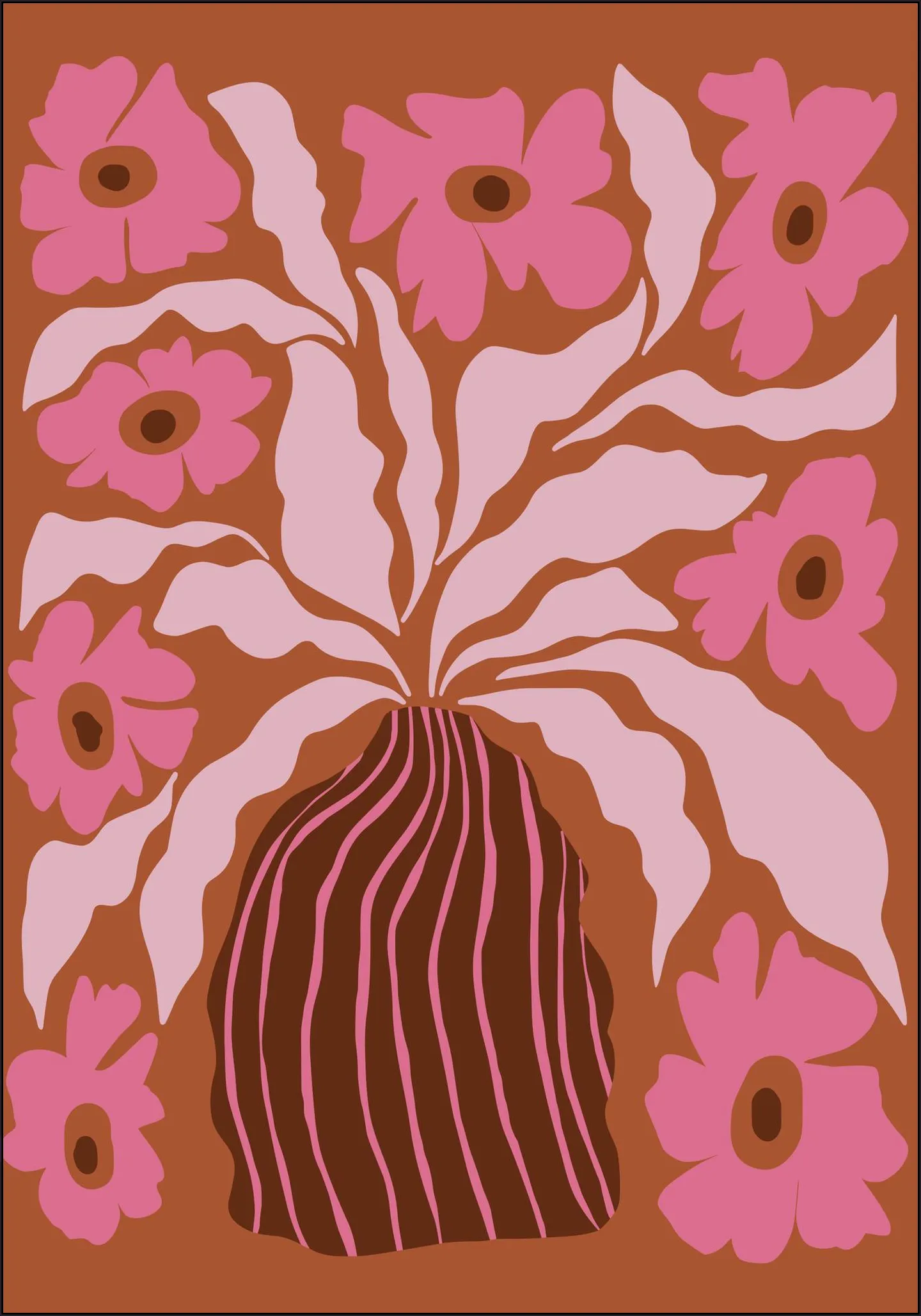 Mid-century Blooming Pot