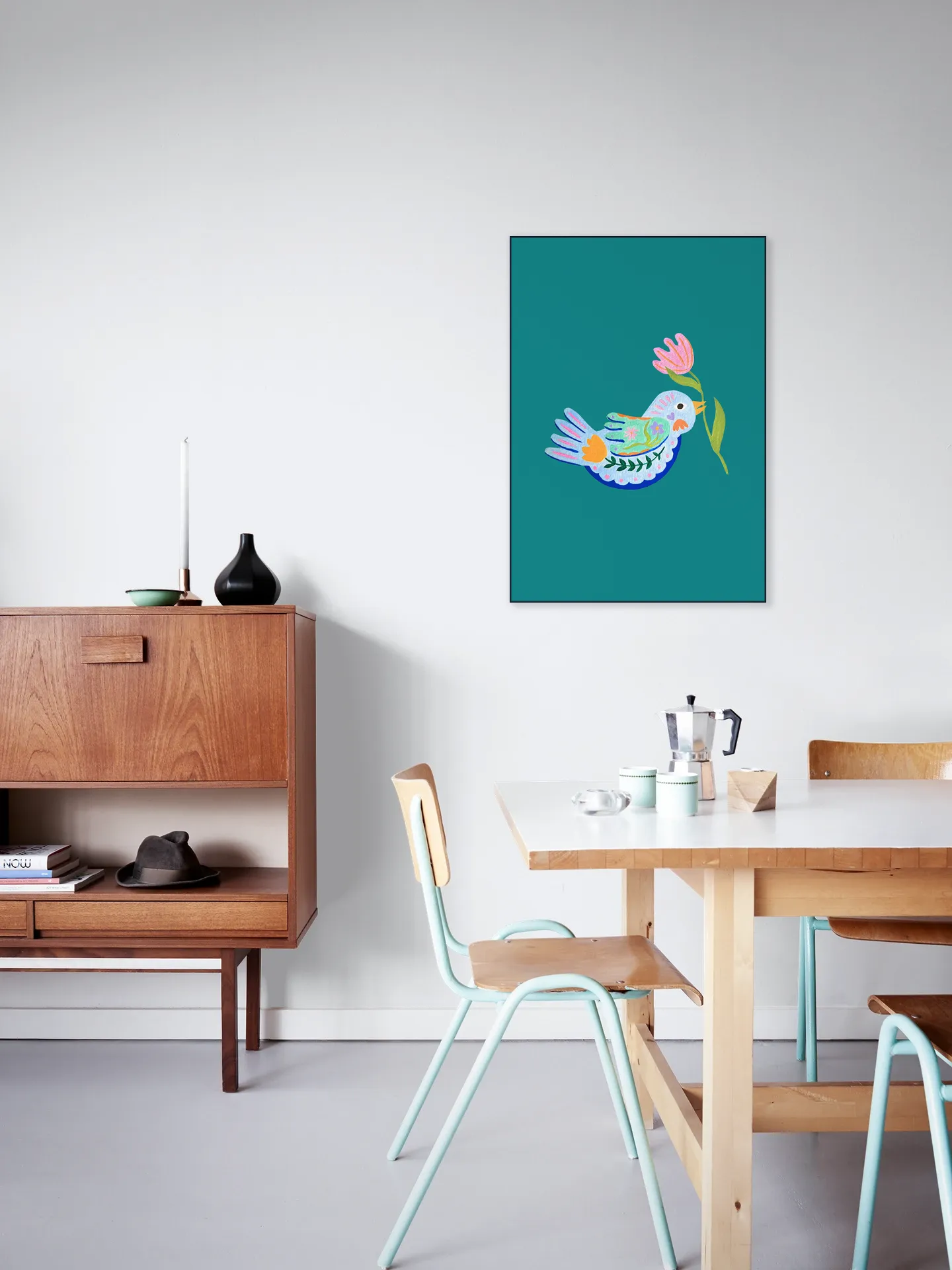 Floral Fantasy Bird
