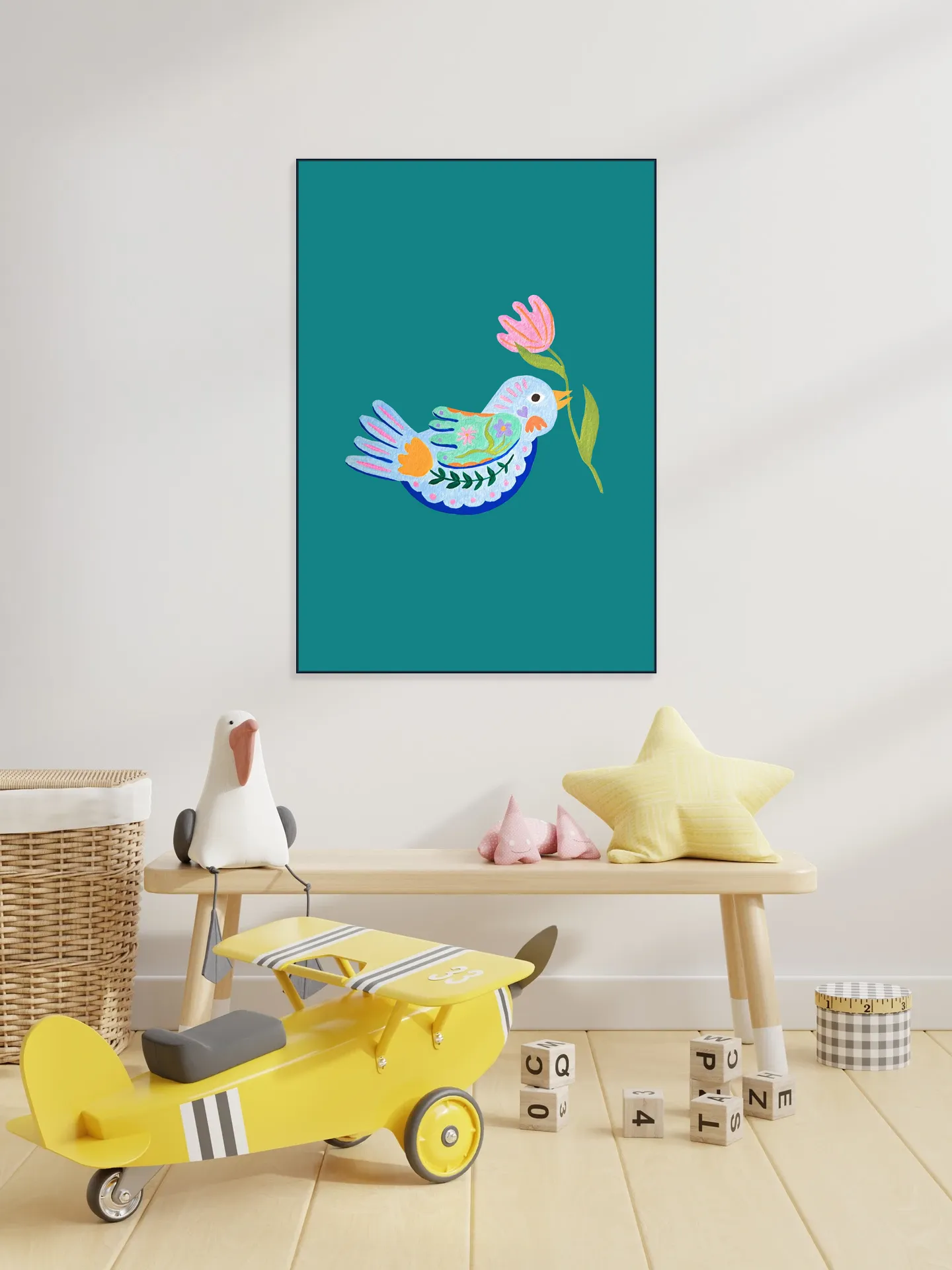 Floral Fantasy Bird