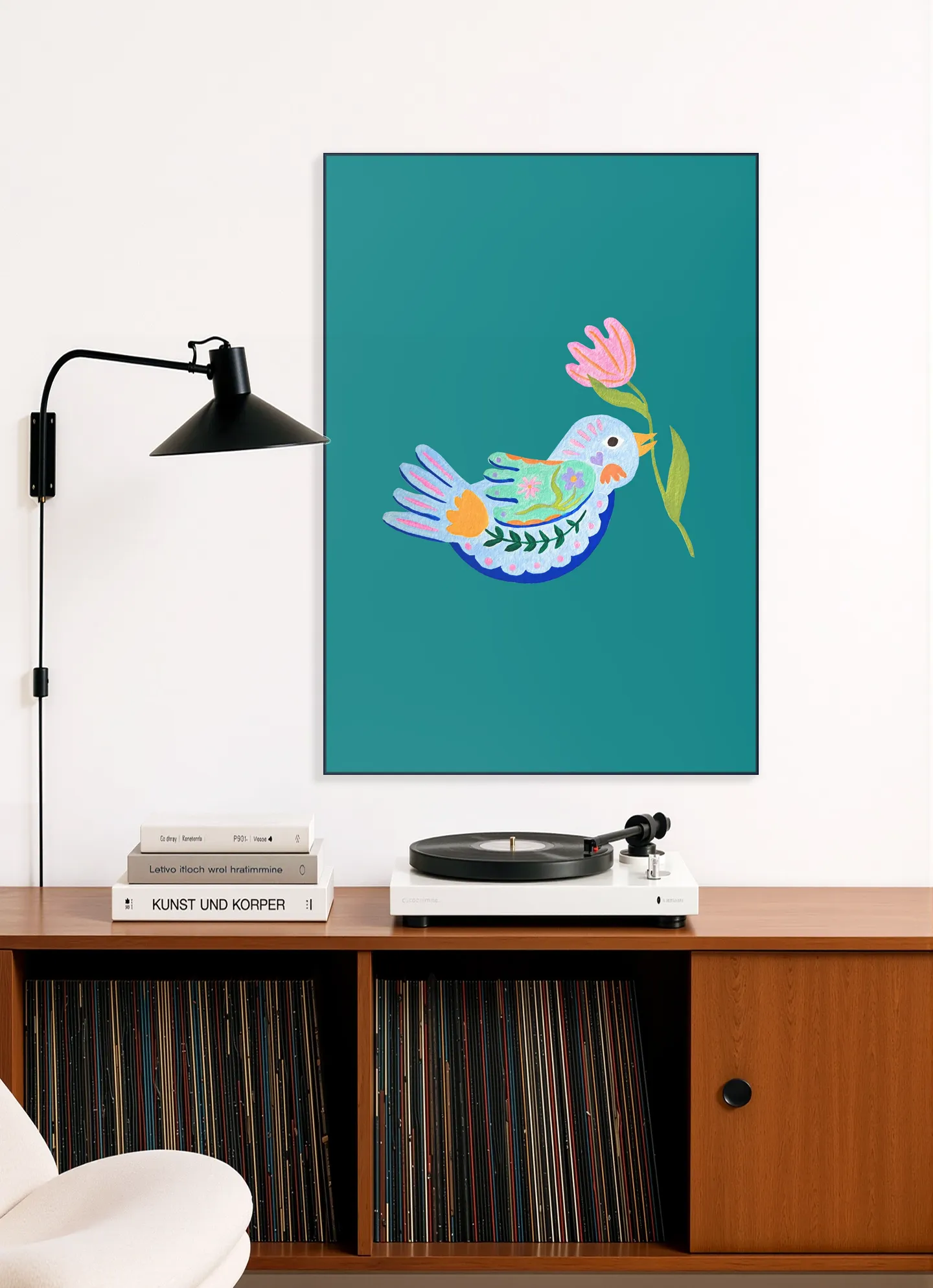 Floral Fantasy Bird